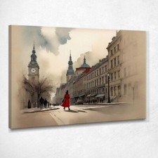 Quadro Moderno Città Astratto