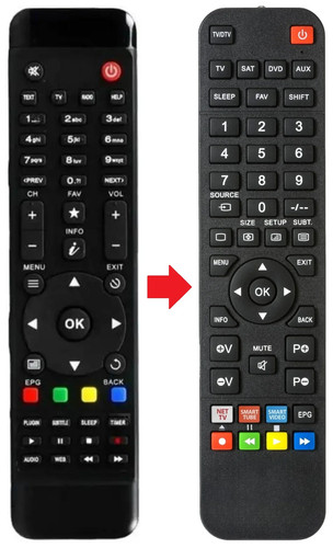 Telecomando adatto per - , sunray