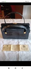 borsa di coccodrillo Vintage