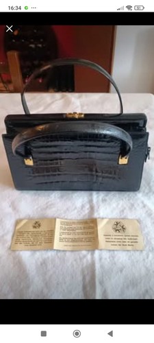 Borsa coccodrillo vintage - borsa, di