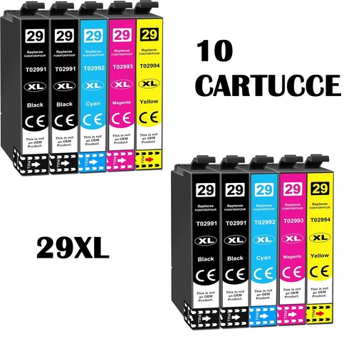 Cartucce 29xl compatibili - 10,