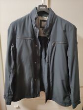 Giacca Uomo Impermeabile GEOX Respirante Geox Sfoderata Blu Scuro Taglia 56.