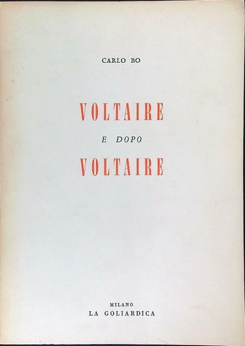Voltaire dopo bo - e,