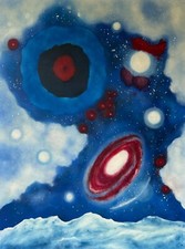 Quadro A Colorato Pianeti
