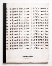 La ripetizione differente Studio Marconi 1974 Milano R.Barilli Paolini P/R