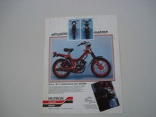 advertising Pubblicità 1981 MOTRON SV3 R
