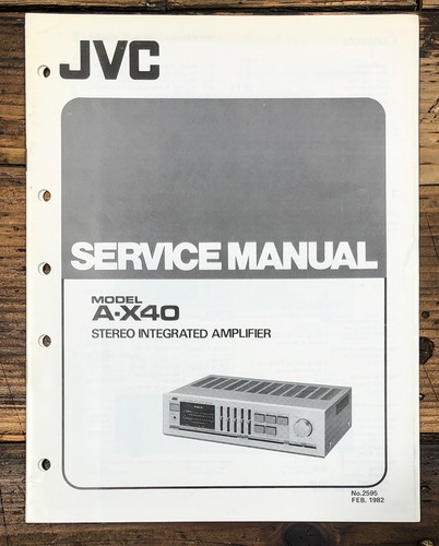Jvc x40 amplificatore - jvc, a-x40