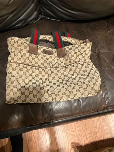 Gucci monogram shoulder bag - gg,