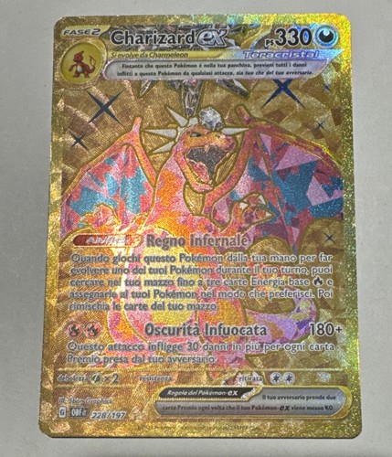 Charizard teracristal gold - ex,