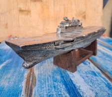 Modello Di Incrociatore G.Garibaldi Nave Militare Regia Marina In Ghisa Vintage