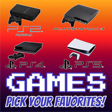 PLAYSTATION 2, 3, 4 & 5 GAMES