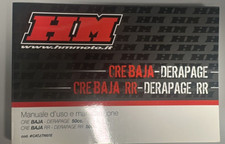 Manuale Uso e Manutenzione HM CRE BAJA 50/BAJA 50RR - CRE DERAPAGE 2007