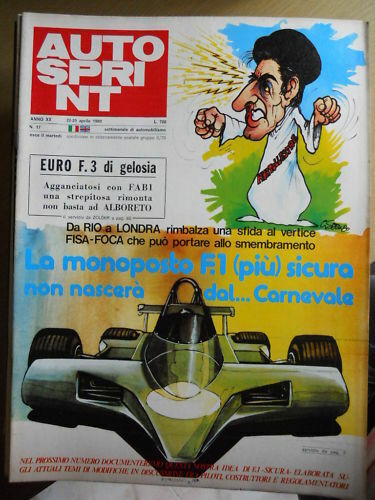 Autosprint 1980 foto poster - 17,