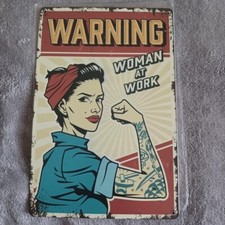 8"X12" Metal Sign Man Cave