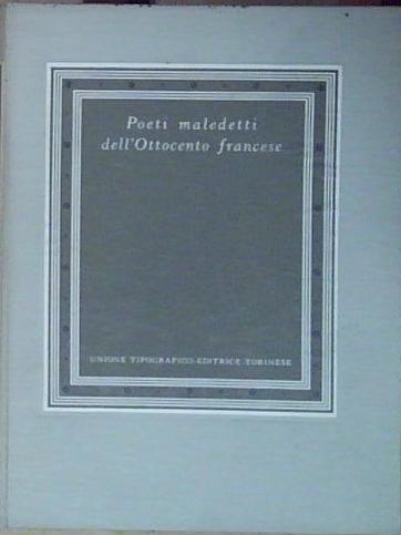 Nicoletti poeti maledetti - nicoletti,