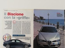 Clipping Articolo 2003 ALFA ROMEO 156 GIUGIARO DESIGN Il Biscione con la Griffe