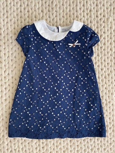 Mayoral girls eyelet dress - eyelet,