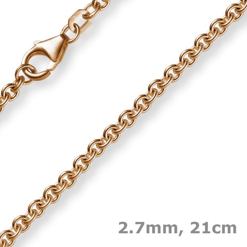 7mm bracciale catena - catena, rotonda