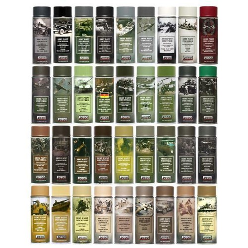 Vernici militari spray fosco - militari,