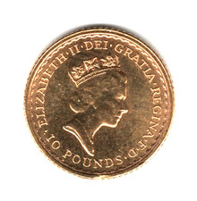 MONETA  ORO  ELISABETTA II°