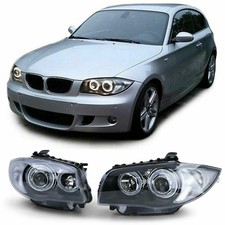 FARI FANALI ANTERIORI ANGEL EYES BMW SERIE 1 H7 H7 E81 E82 E87 E88 04-11