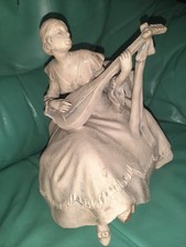 SALVATORE CIPOLLA   DAMA CON MANDOLA IN TERRACOTTA