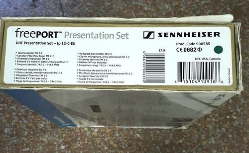 Radiomicrofono sennheiser free - sennheiser,