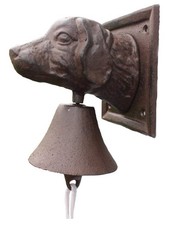 Vtg Ghisa Cane Testa Montaggio