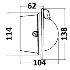 Bussola Riviera Polare BP1 3"
