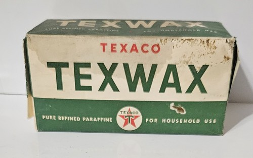 Vintage texaco texwax - texaco, pure