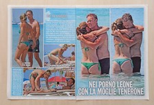 Italian Clipping Ritaglio 2019 ROCCO SIFFREDI con la moglie tenerone 2 PAGINE