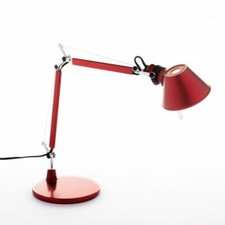 TOLOMEO MICRO Artemide ROSSO  lume tavolo originale NUOVO