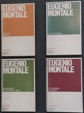 Eugenio Montale 4 raccolte di poesie in edizione Lo Specchio Mondadori 1975-1977