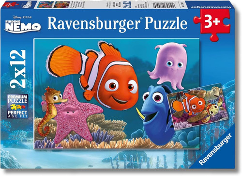 Puzzle 2x12 pezzi - puzzle, nemo