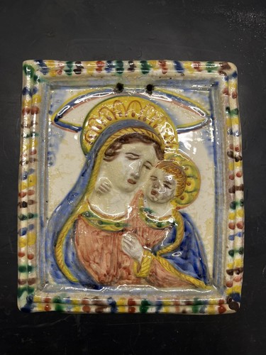 Targa maiolica antica - in,