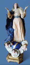 STATUA DEVOZIONALE MADONNA ADDOLORATA IMMACOLATA BAMBINELLO SCULTURA SKULPTUR...