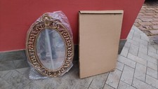 Specchio Vintage Ovale Dorato