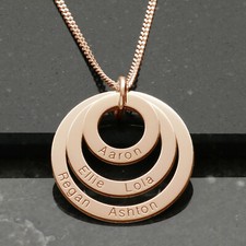 Collana catena oro rosa 9 ct