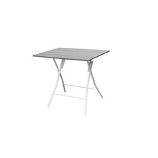 Tavolo Pieghevole Bingo 80x60 cm H75 Rovere Grigio Salvaspazio Richiudibile