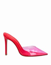 Sandali sabot con tacco pelle - sabot,