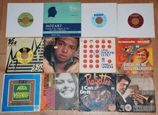 LOTTO 40 dischi vinile 7" 45 e 33 GIRI pop leggera jazz varia