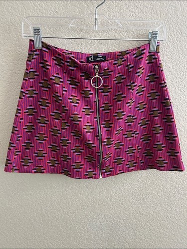 Minigonna zara geometrica con - geometrica,