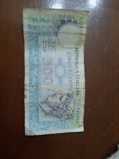 500 lire di carta Mercurio Serie D27