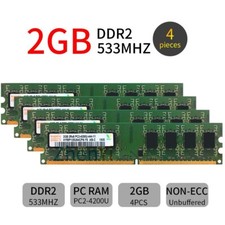 Kit 8 GB (4 x 2 GB) DDR2 DIMM