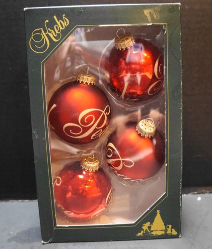 Natale krebs palline oro - di,