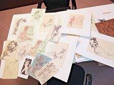 RENATO GUTTUSO  STAMPE DISEGNI