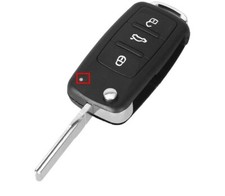 ✅GUSCIO CHIAVE TELECOMANDO VOLKSWAGEN POLO GOLF PASSAT SEAT SKODA 3 TASTI VW-20✅