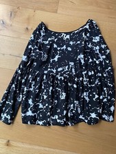 Blusa Casacca Camicetta Twinset Pizzo Nera - TAGLIA XS