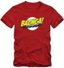 T-shirt /Maglietta Bazinga  Big Bang Theory  Green Lantern  Serie TV Kraz