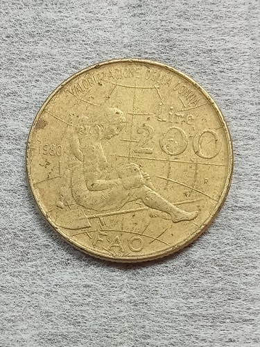 Moneta 200 lire repubblica - moneta,